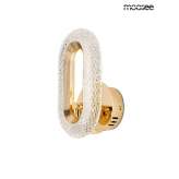 MOOSEE lampa ścienna JEWEL złota