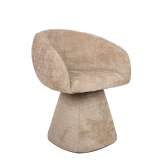 MaMaison krzesło obrotowe PEDRA beżowe