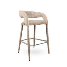 MaMaison krzesło barowe IRIS beżowe