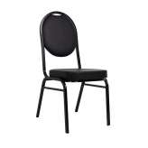 Krzesło bankietowe / konferencyjne HEBE czarne