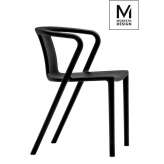 MODESTO krzesło AIR czarne - polipropylen