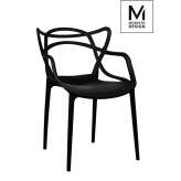 Krzesło Modesto Hilo czarne - polipropylen
