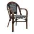 Krzesło ogrodowe CAFE PARIS ARM brązowe rattan