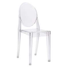 Krzesło VICTORIA transparentne - poliwęglan