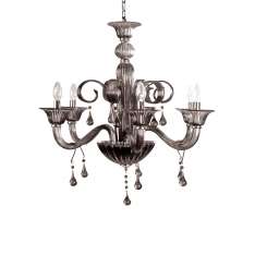 Żyrandol Castizo 6 grafitowy Md8891 | 6T