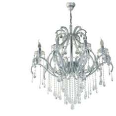 Żyrandol Arte 10 srebrny Md8050 - 10Sr