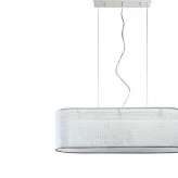 Lampa wisząca Nus srebrna 1330D - Sr