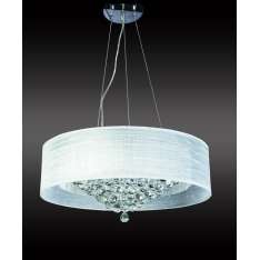 Lampa wisząca Tora srebrna 1293D - Sr