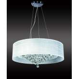Lampa wisząca Tora srebrna 1293D - Sr
