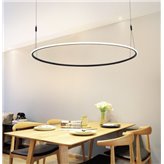 Lampa sufitowa Designerska LED Milano w Kolorze Coffee o mocy 40W 4000 K