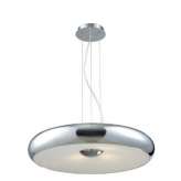 Lampa wisząca Bromma 4L Esb chrom | biały 104144