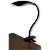 Lampa biurkowa LED Cel - 1311 Seria Swan Klips czarna 302977