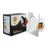 Oprawa podtynkowa LED Venus Od25Q06Ww - 2 6,3W 470 lm 100° kwadratowa srebrna Polysk 303639