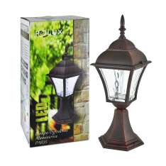 Lampa ogrodowa London Al831Lwwpt 2 x 3 W 3000 K patyna Niska 302052