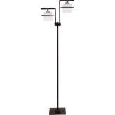 Lampa podłogowa Delta wenge 10711 2 x E27