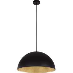 Lampa wisząca Sfera 70 czarny | złoty 30131 1 xe27