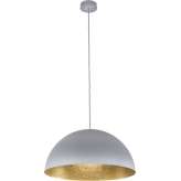 Lampa wisząca Sfera 70 szary | złoty 30135 1 xe27