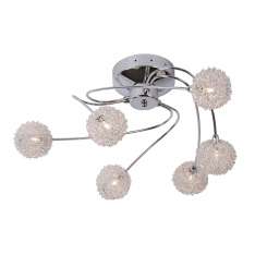 Plafon Luc Rhea iera 6 xg4 | 20W D64 H27,5 chrome 31965 | 26 | 11