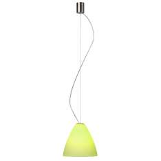 Oprawa wisząca Luc Iris E27 D24 cm Glass biała Out | zielona In 21405 | 24 | 85