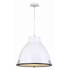 Oprawa wisząca Luc industry H120 D43 E27 biała 31414 | 01 | 31