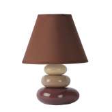 Oprawa stołowa Luc Karla Ceamic E14 L20 W20 H30 Brown 14560 | 81 | 43