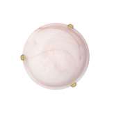 Plafon Luc iera D30 cm Alabaster Glass E27 | 75W Pink 07113 | 30 | 66