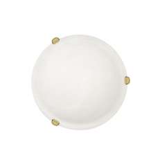 Plafon Luc iera D30 cm Alabaster Glass E27 | 75W biała 07113 | 30 | 67
