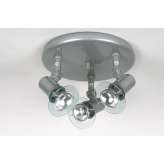 Plafon Luc Star lampa sufitowa 50 mm | 40W l. 3L Silvergrey 16016 | 13 | 36