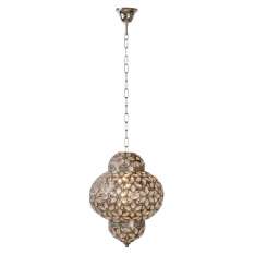 Luc Djerba Lantern E27 D30 H39 cm Acrylic | Silver 78365 | 01 | 14