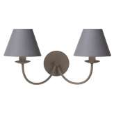 Kinkiet Luc Campagne 2 xe14 (abażur 61009 | 16 | 36) Taup 31233 | 02 | 41