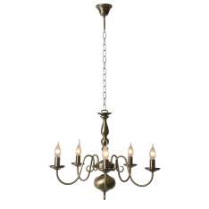 Oprawa wisząca Luc Barrocco 5 xe14 D60 H120 cm Ant Brass 78362 | 05 | 03