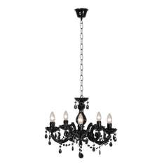 Oprawa wisząca Luc Arabesque 5 xe14 | 40W czarna 78351 | 05 | 30