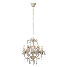 Oprawa wisząca Luc Drome 5 xe14 transp Clear Glass | Ant Whit 78355 | 05 | 21