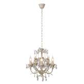 Oprawa wisząca Luc Drome 5 xe14 transp Clear Glass | Ant Whit 78355 | 05 | 21