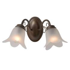 Kinkiet Luc Luberon 2 xe14 H20 L35 cm satyna Glass | Rus 78260 | 02 | 97