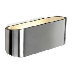 Lampa ścienna Ossa R7S | Owalna | aluminium mat | R7S 78 mm | Max. 100W | Góra | Dół