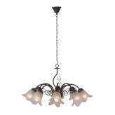 Oprawa wisząca Luc Luberon 8 xe14 D65 cm satyna Glass | Rus 78360 | 08 | 97