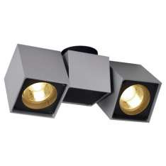 Lampa sufitowa Altra Dice Spot 2 | srebrnoszary | czarny | 2 x GU10 ,Max. 2 x 50W