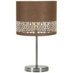 Podstawa Arabesca lampa biurkowa 25 x 25 x 20 1 x 60W E27 brązowy (abażur 77 - 19496, 87 - 15849) 41 - 19533