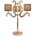 Lampa biurkowa Ambrosia 3 3 x 40W E14 + 18,4W LED miedziany 43 - 33925