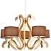 Zwis Ambrosia 3 5 x 40W E14 + 43,4W LED miedziany 35 - 33918