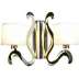 Kinkiet Ambrosia 1 2 x 40W E14 + 12,3W LED chrom 22 - 33871