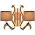 Kinkiet Ambrosia 3 2 x 40W E14 + 12,3W LED miedziany 22 - 33529