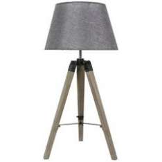Lampa biurkowa Lugano 1 x 60W E27 szary + abażur o tym samym indeksie 41 - 31150