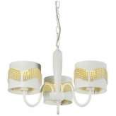 Zwis Antonio 3 x 60W E27 biały 33 - 22998