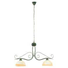 Lampa wisząca Fiona II patyna - klosz kremowy 382