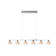 Zwis Luc Ilina 6 x LED | 4 W | 3000 K L 151 cm Satin chrome | 18405 | 26 | 12