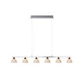 Zwis Luc Ilina 6 x LED | 4 W | 3000 K L 151 cm Satin chrome | 18405 | 26 | 12