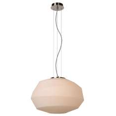 Luc Gioxx wisząca E27 D43 cm Opal Glass | Satin chrome 31475 | 43 | 61