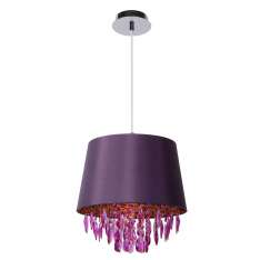 Oprawa wisząca Luc Dolti E27 D30 H33 cm Acryl | Purple 78368 | 30 | 39